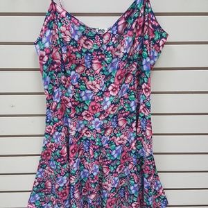 Floral Dress Fit & Flare Size Large